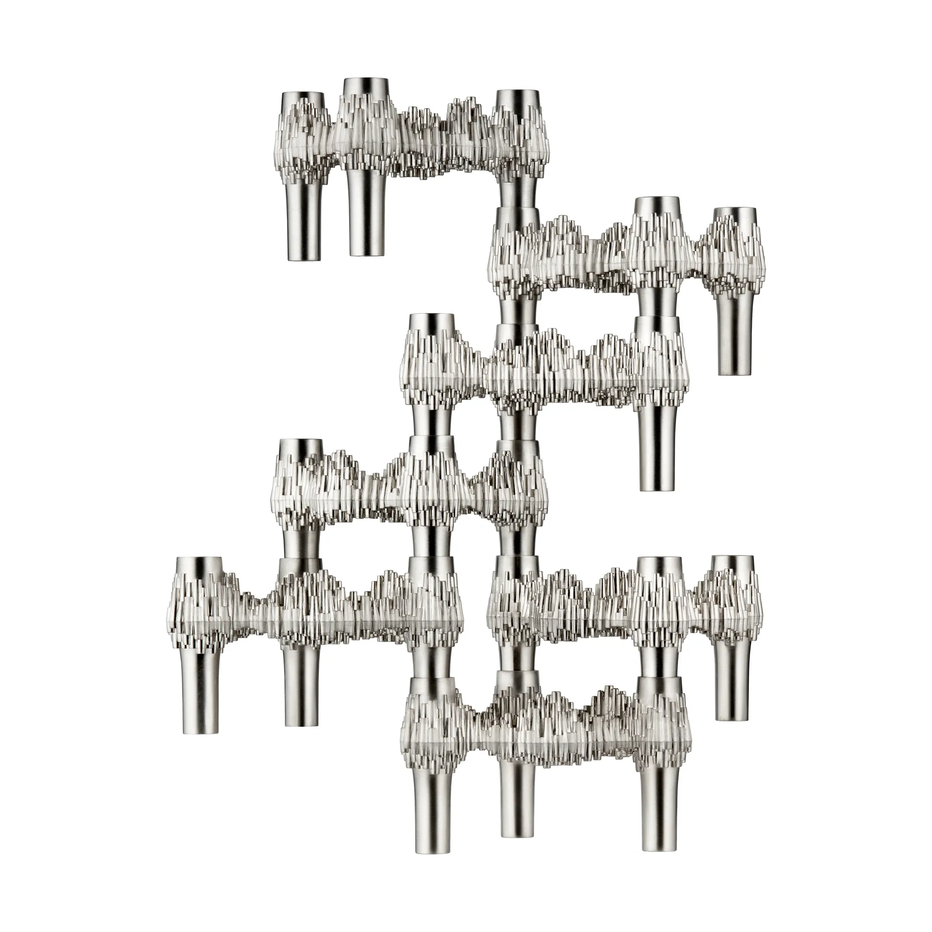 STOFF Quist lysestake, Børstet krom STOFF