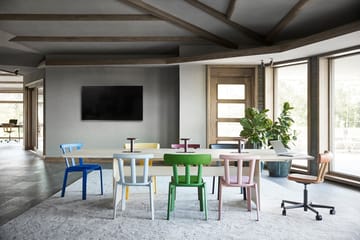 Alt bord 90x320 cm bjørk - Lys mattlakk - Stolab