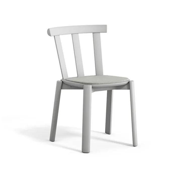 Alt stol kledd sete bjørk - Hallingdal 65-110 light grey-lys grå 51 - Stolab