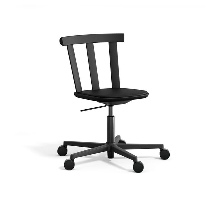 Alt stol svingstativ trukket sete eik - Elmotique 99001 black-mattsvart 99 - Stolab
