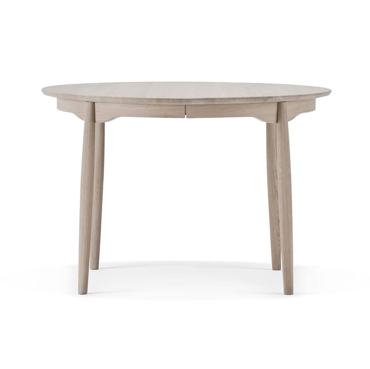 Carl spisebord delbart Ø 115 cm - Eik hvitoljet - Stolab