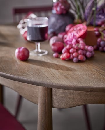 Carl spisebord delbart Ø 115 cm - Smoked oak - Stolab