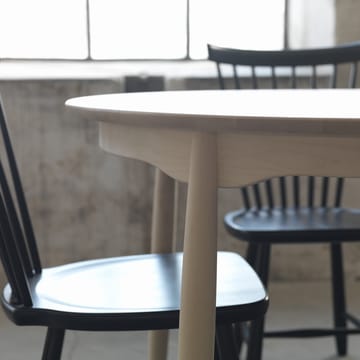 Carl spisebord fast plate Ø 115 cm - Bjørk lys mattlakkert - Stolab