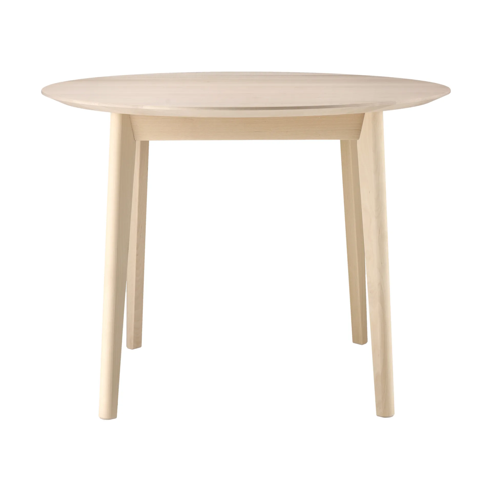 Emma sofabord Ø70 cm, Lys mattlakkert bjørk Stolab