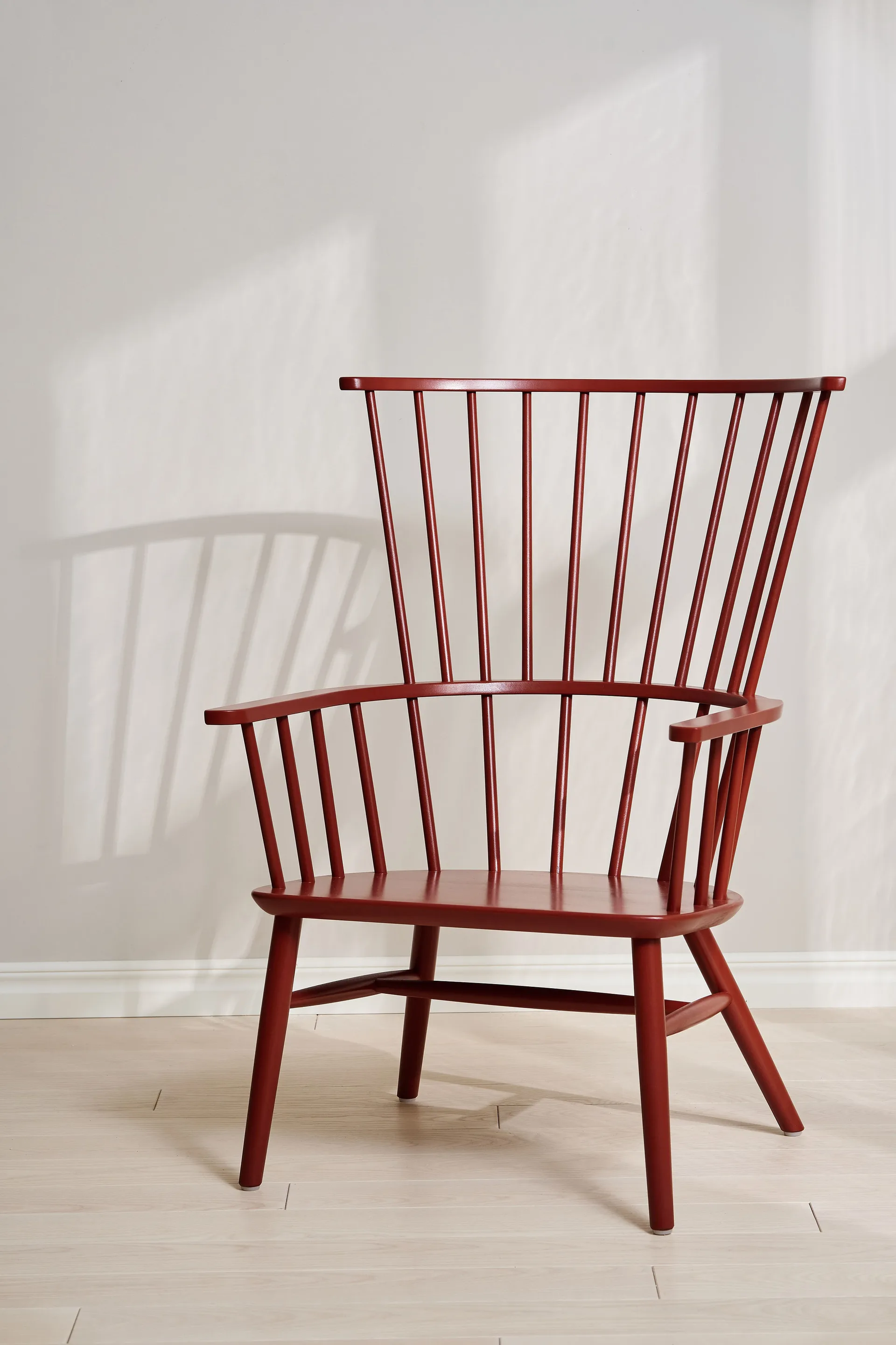 Henriette lenestol pute & nakkekudde Svenssons falurød-Scandinavian grey Stolab