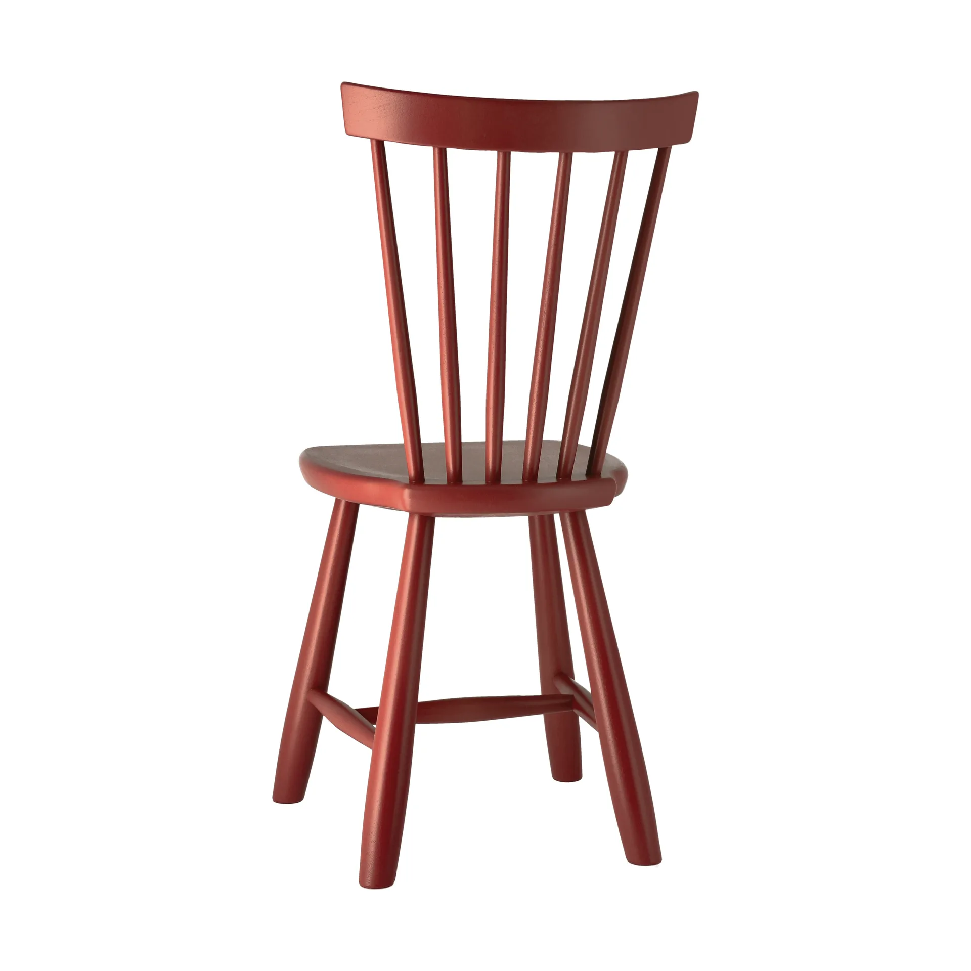 Lilla Åland barnestol bjørk 33 cm, Svenssons falurød Stolab