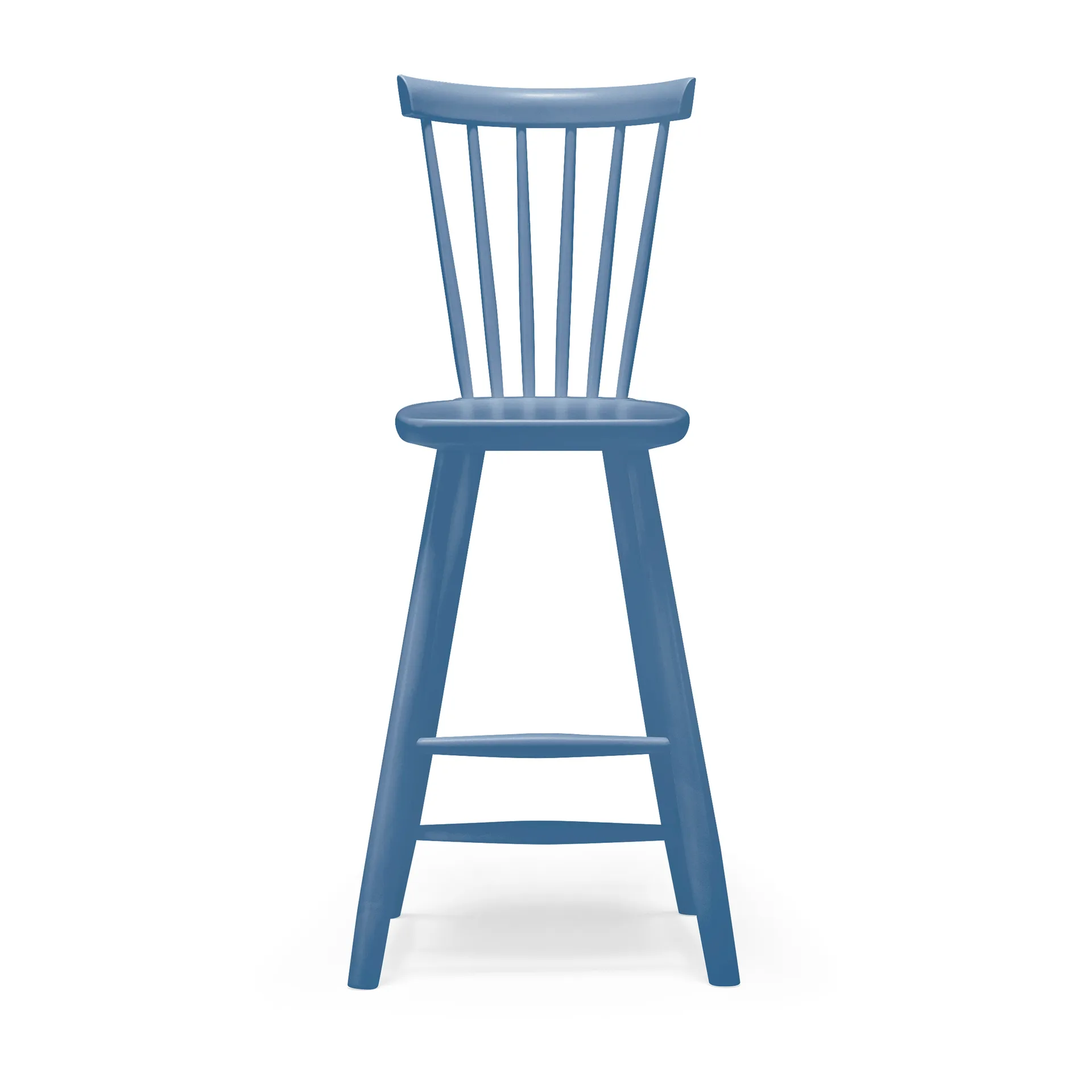 Lilla Åland barnestol bjørk 52 cm, Gryningsblå Stolab