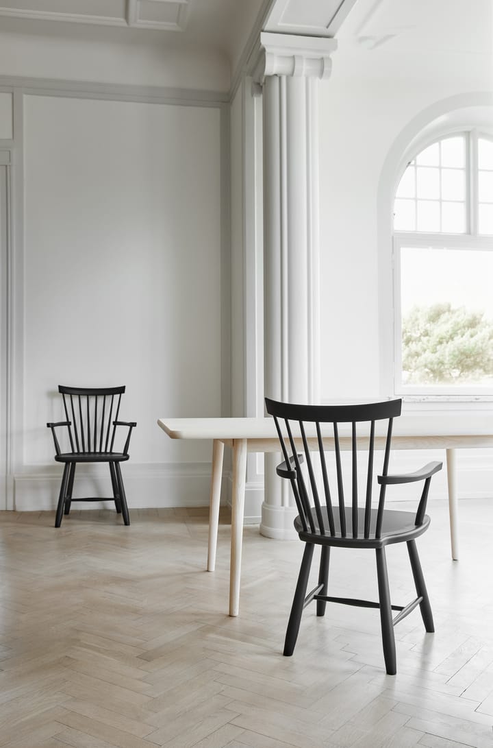 Lilla Åland karmstol eik, Svart Stolab