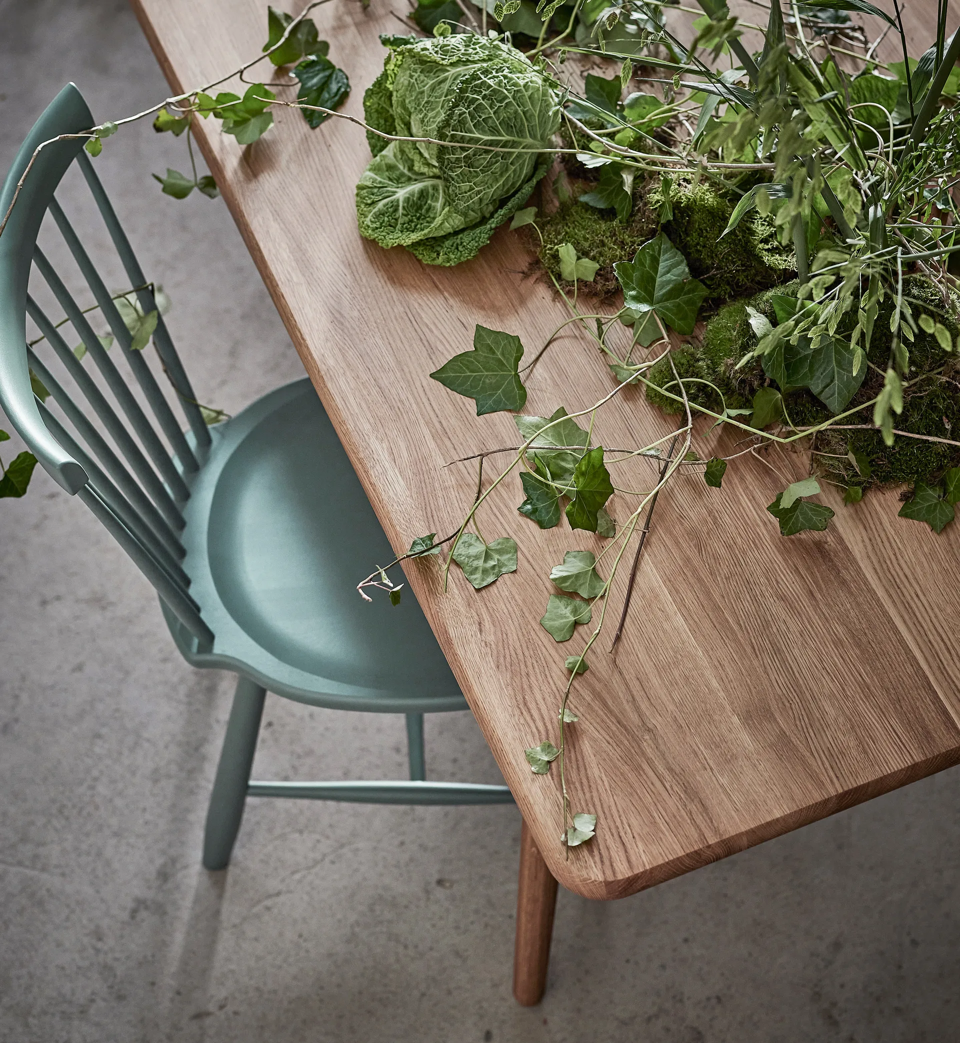 Lilla Åland stol bjørk, Dimma 22 Stolab