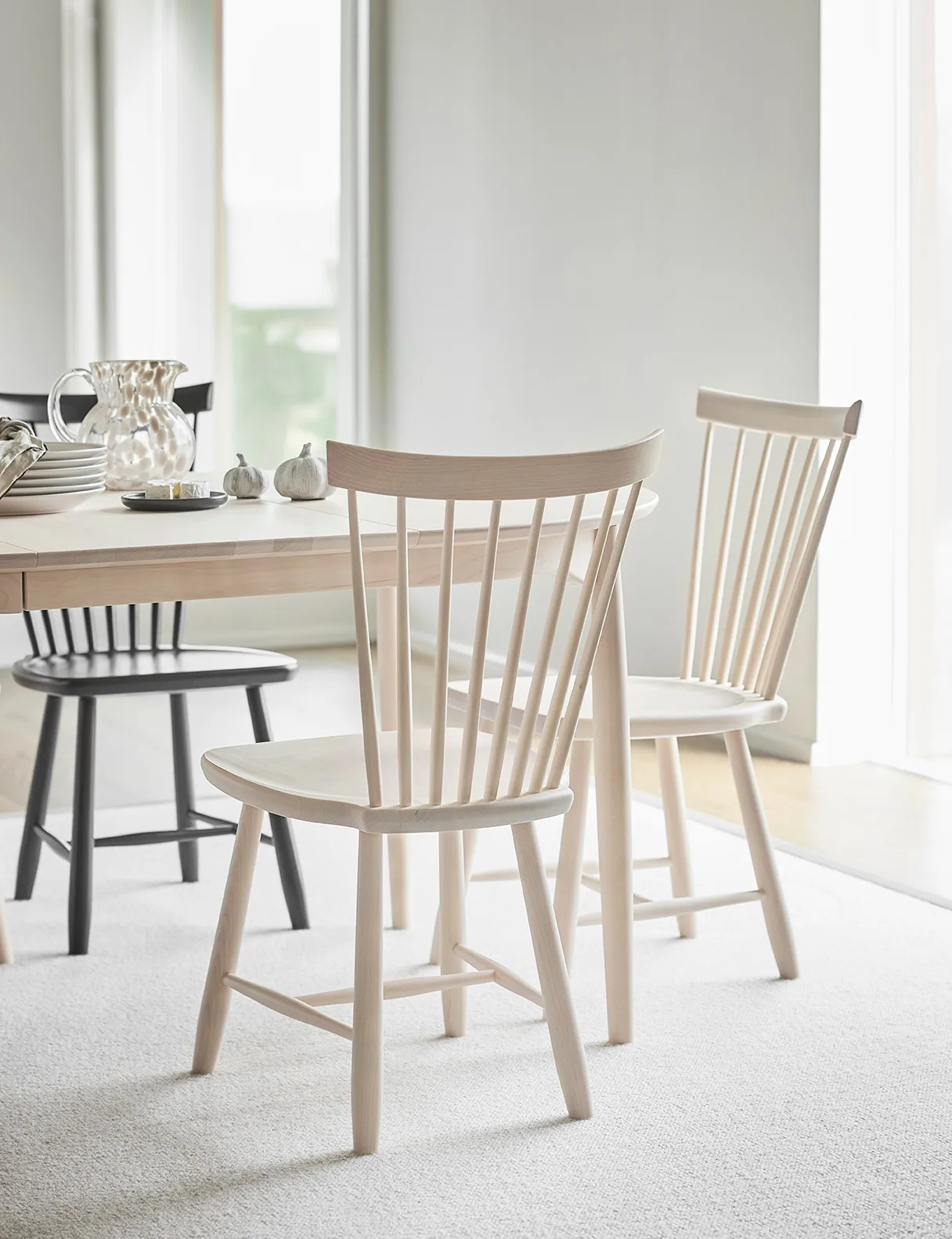 Lilla Åland stol eik, Naturell olje Stolab