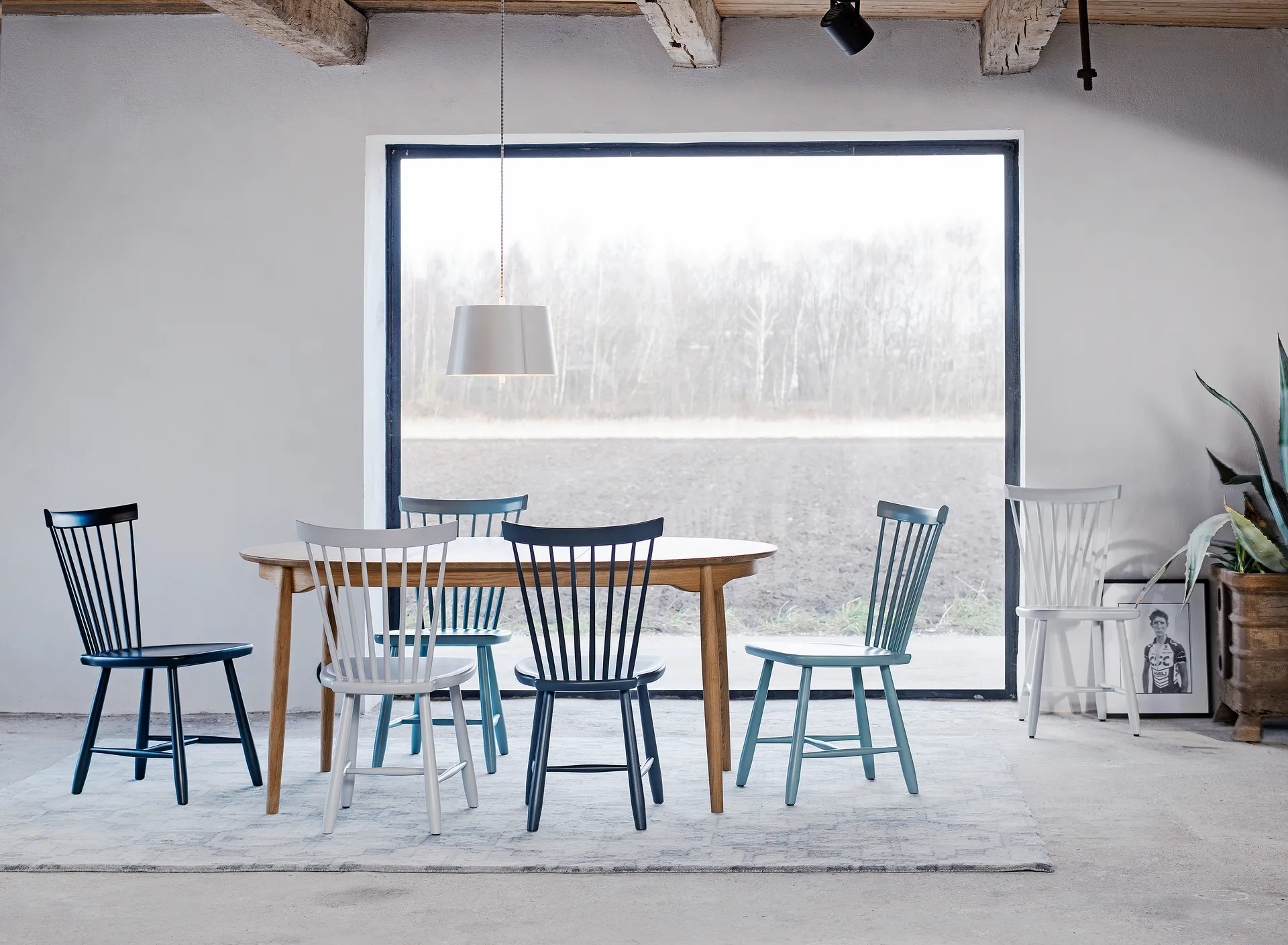 Lilla Åland stol, Skogstjern (eik) Stolab