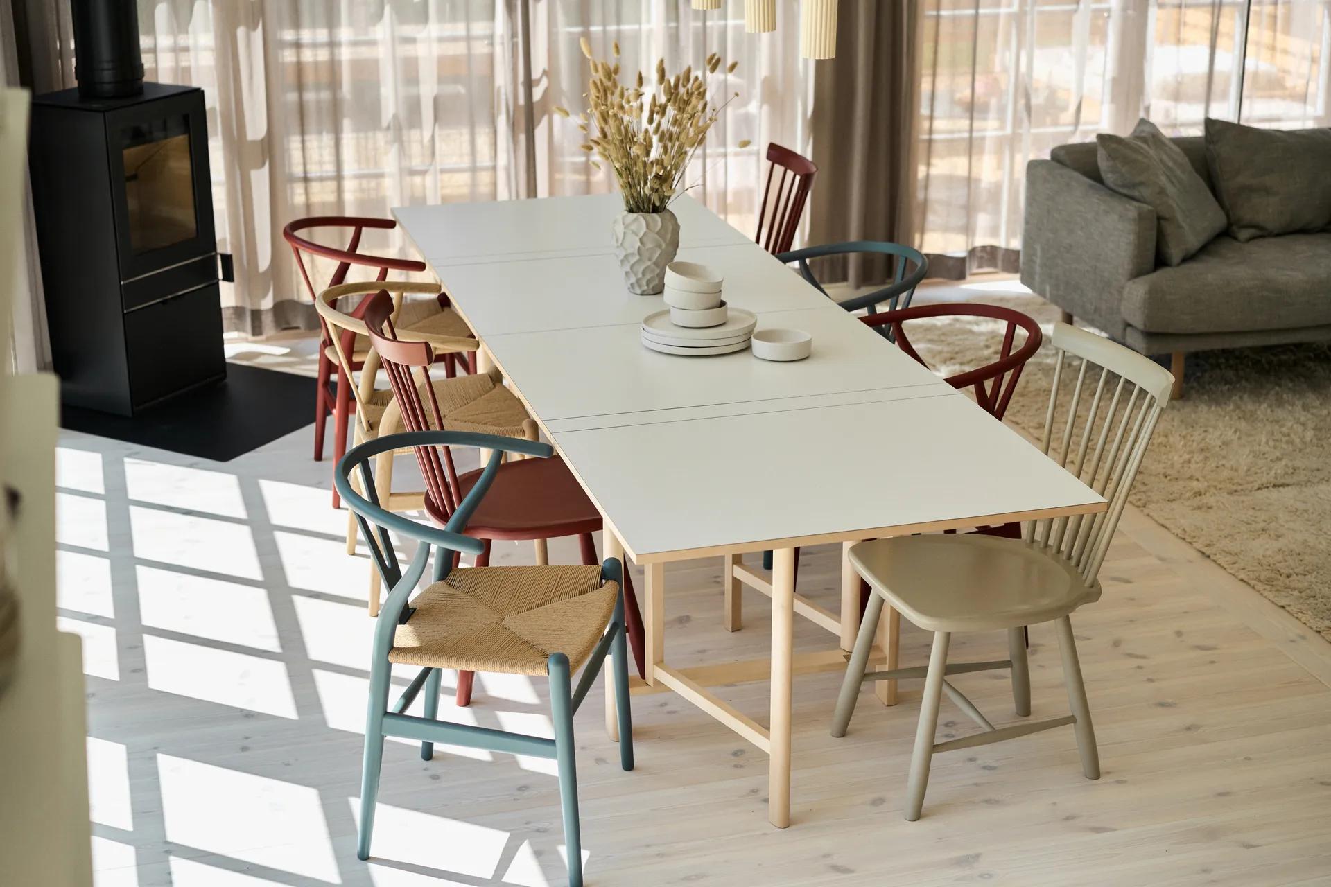 Lilla Åland stol, Svenssons-beige (bjørk) Stolab