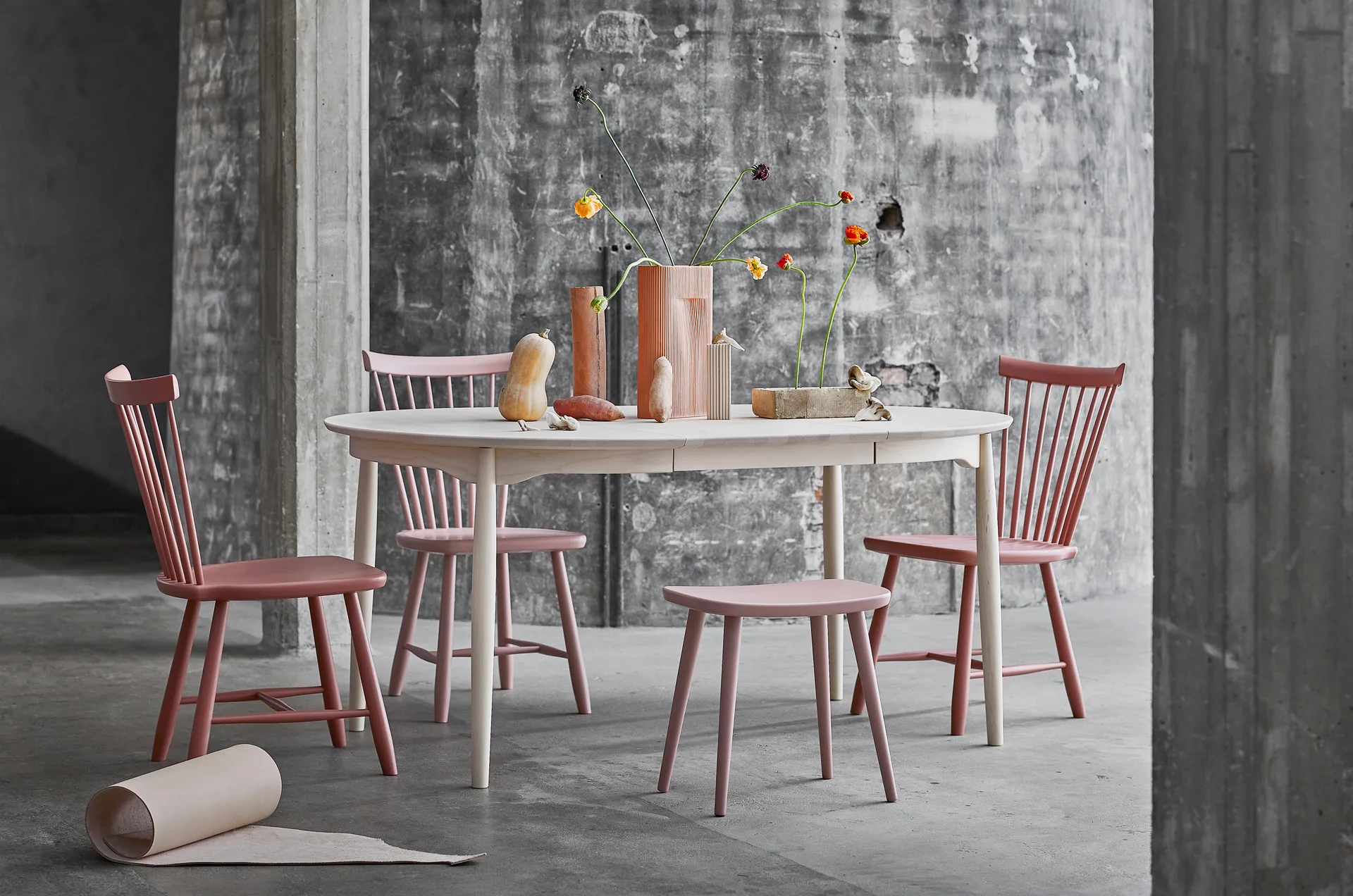 Lilla Åland stol, Tegel 42 (bjørk) Stolab