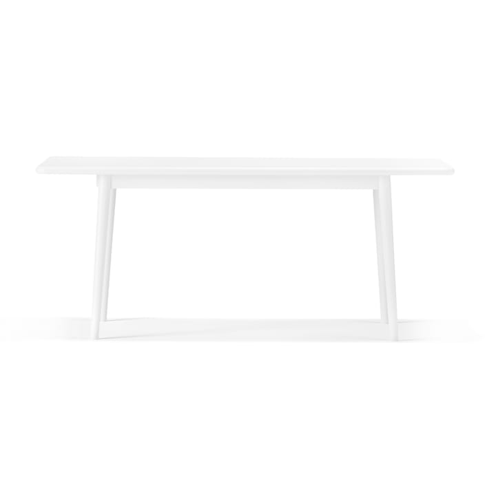 Miss Holly bord 175 x 82 + 2 ilegg 2 x 50 cm - Bjørk, hvit 21 - Stolab