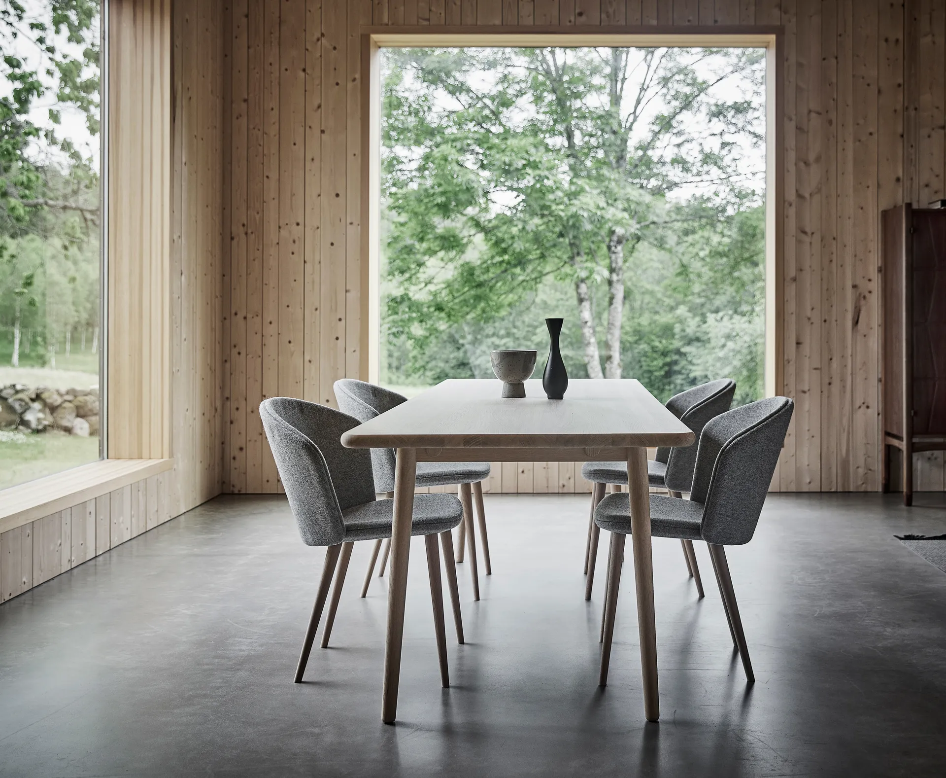 Miss Holly bord 235 x 100 cm, Bjørk hvitolje Stolab