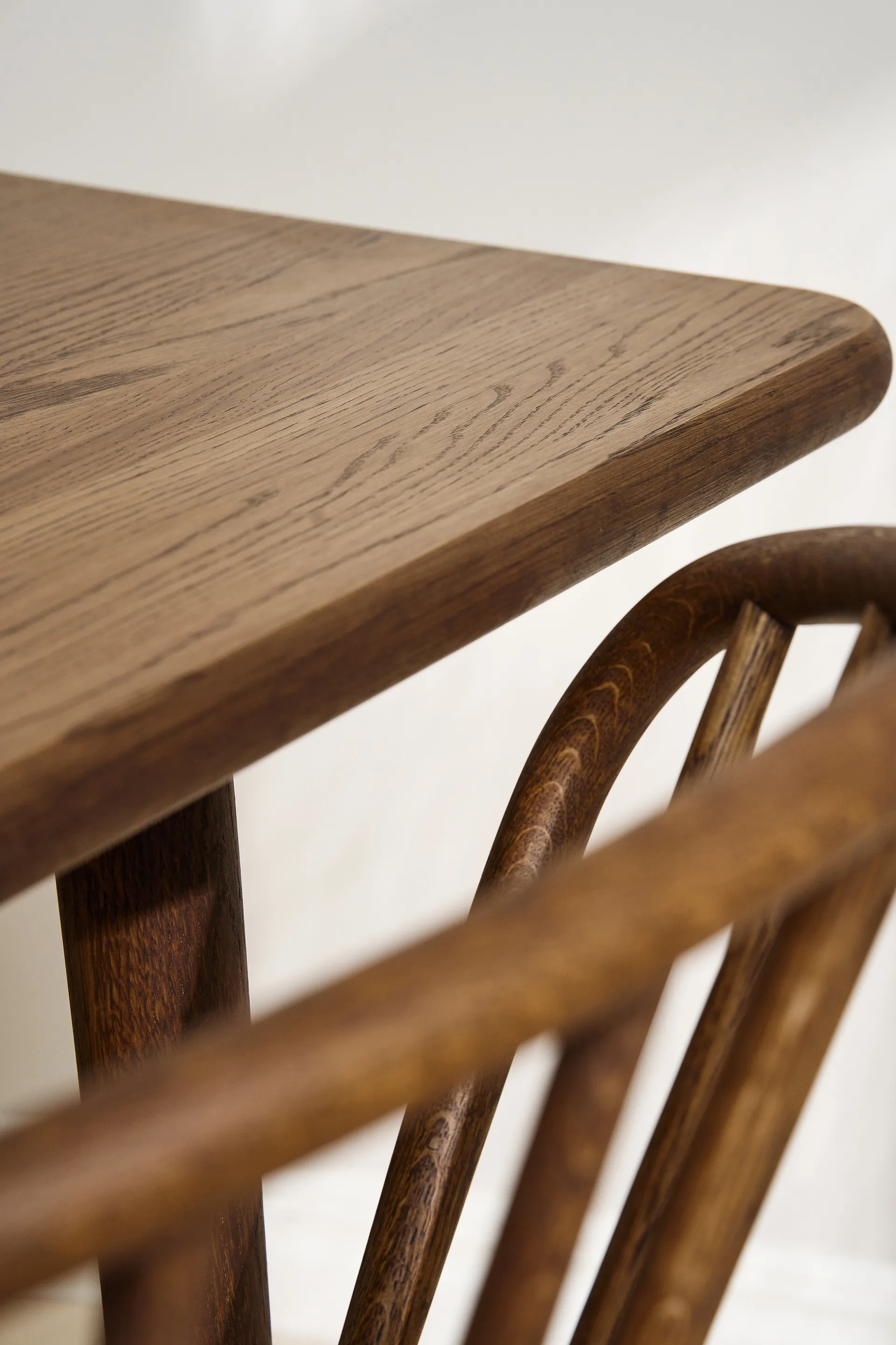 Miss Holly bord Special Edition 235x82 cm + 1 ilegg 50 cm, Eik Chocolat olje Stolab