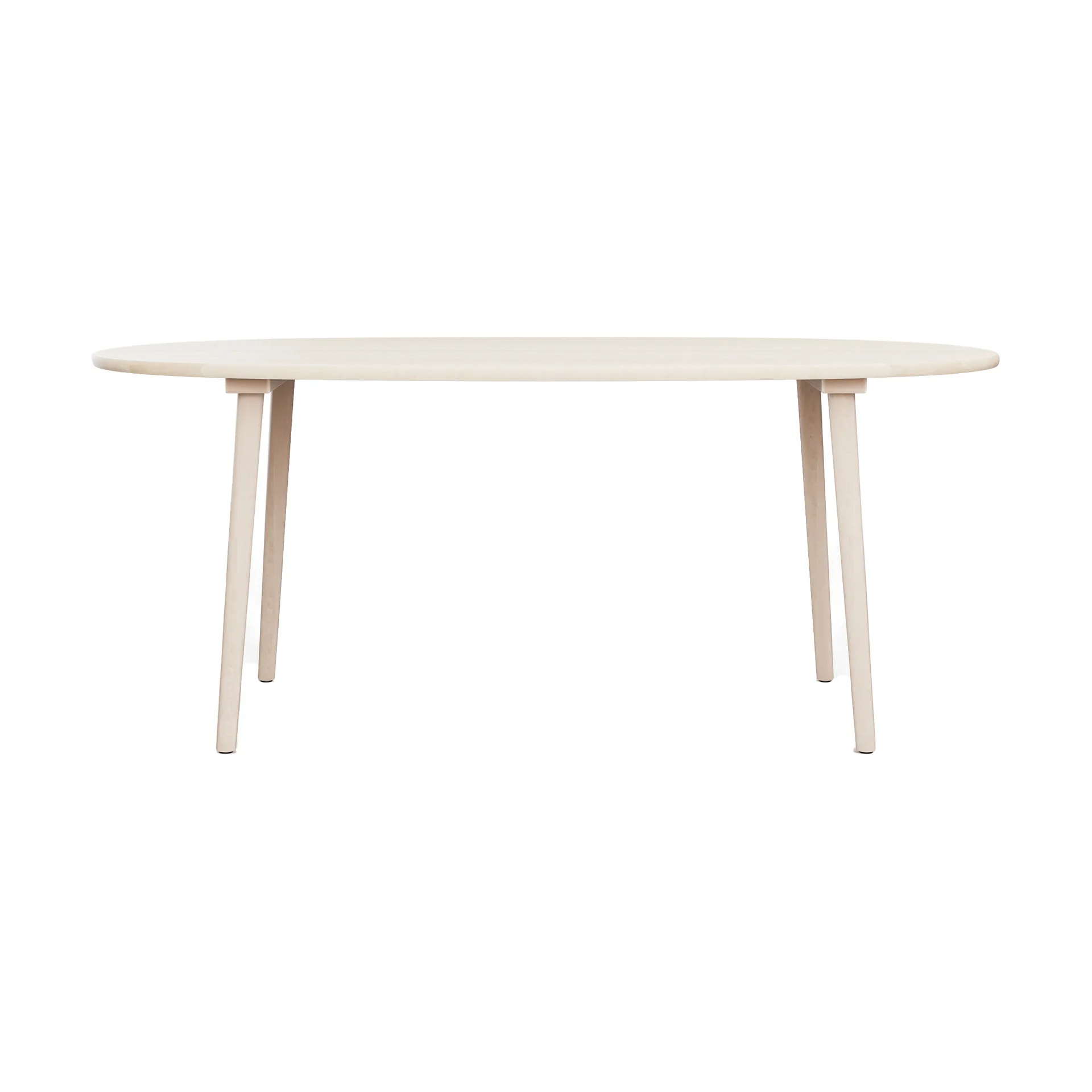 Miss Tailor spisebord, Bjørk lys mattlakk, 180x90 cm Stolab