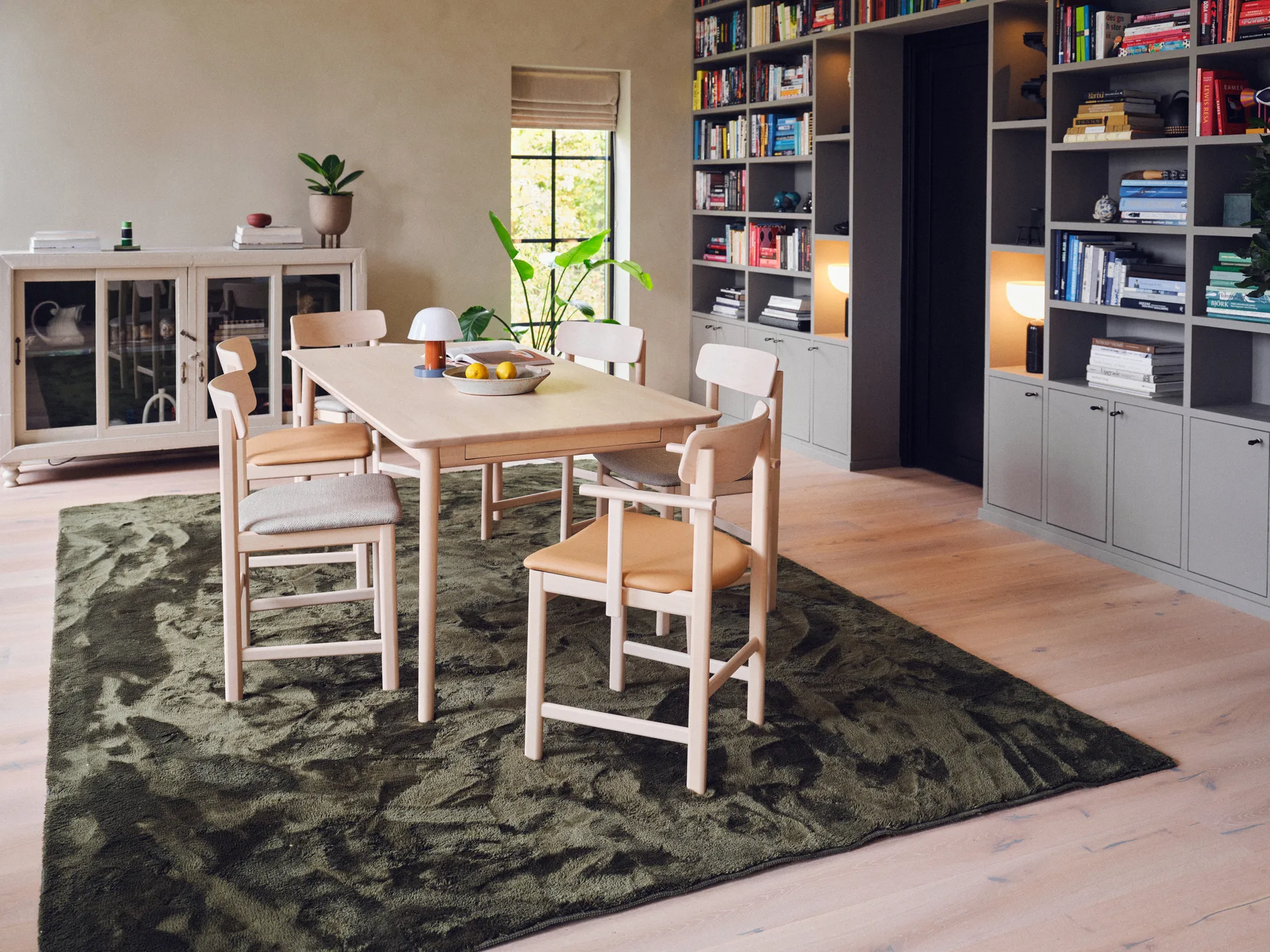 Pal armstol, Bjørk lys mattlakk-Elmosoft 22030 Stolab