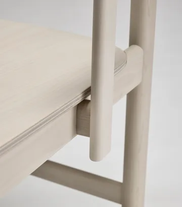 Pal armstol - Bjørk lys mattlakk - Stolab