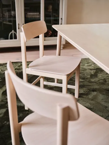 Pal armstol - Bjørk lys mattlakk - Stolab