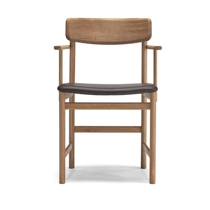 Pal armstol - Eik naturlig olje-Elmosoft 93129 - Stolab