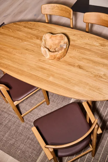 Pal stol - Eik naturlig olje-Elmosoft 93129 - Stolab