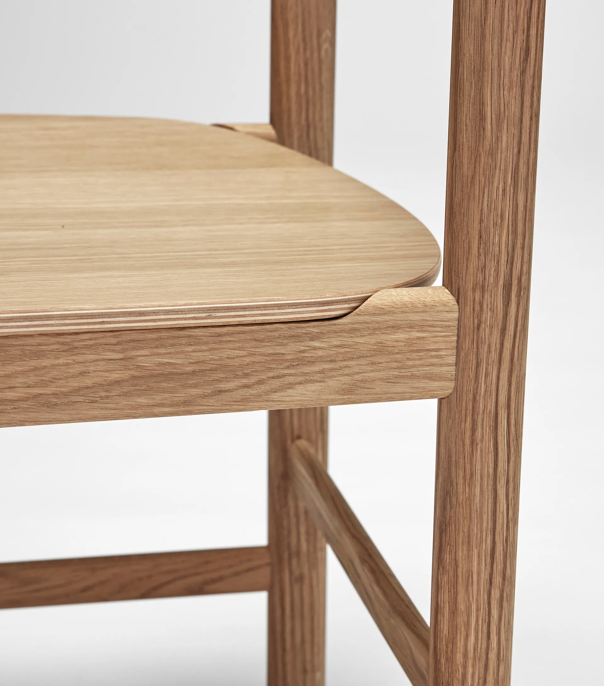 Pal stol, Eik naturlig olje Stolab