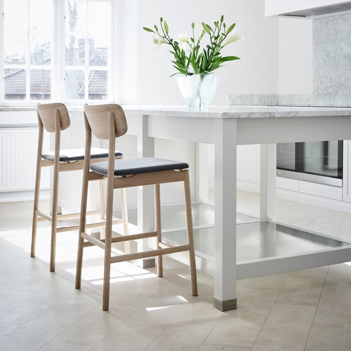 Prima Vista barstol, Brun/beige-oljet eik Stolab