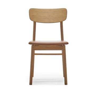 Prima Vista stol oljet eik - Skinn Elmosoft 43807 cognac - Stolab