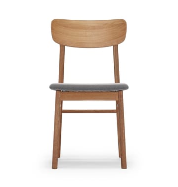 Prima Vista stol oljet eik - Tekstil blues 9202 brun-beige - Stolab