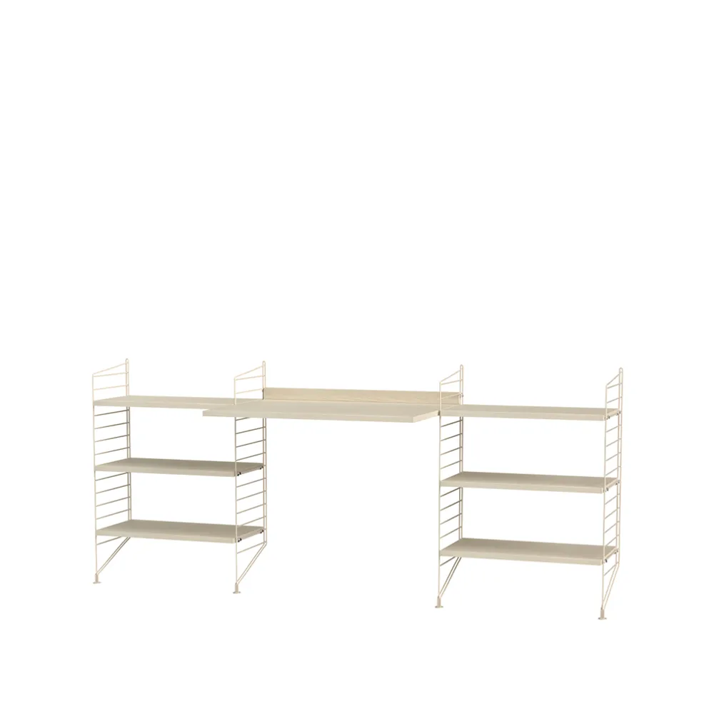 String barnerom ask & beige - Kombinasjon D,  String