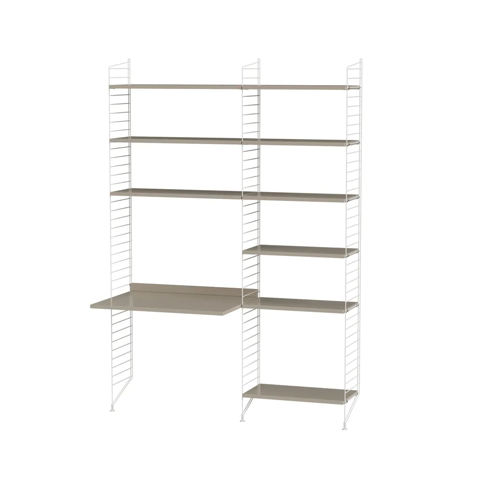 String barnerom beige & hvit - Kombinasjon D,  String