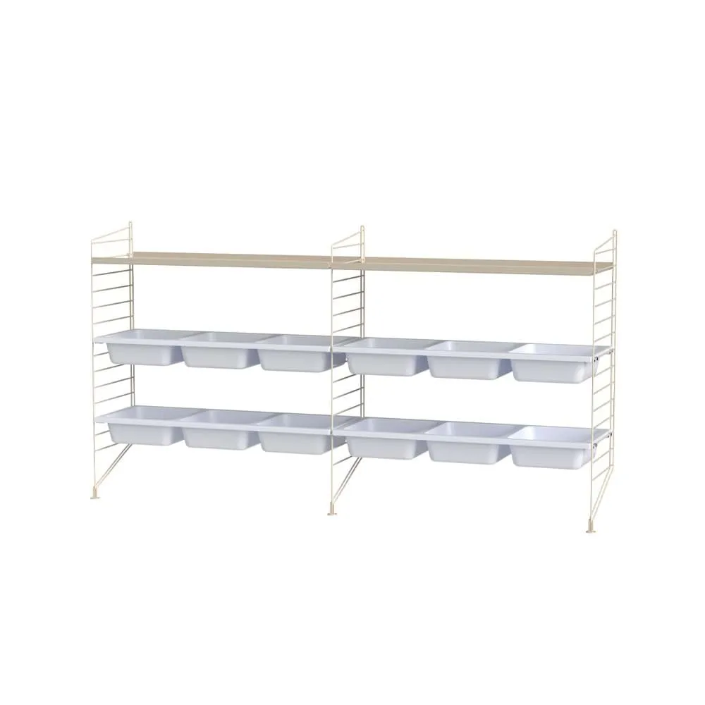 String barnerom beige - Kombinasjon F String