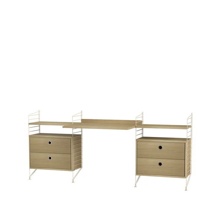 String barnerom eik & beige - Kombinasjon C - String