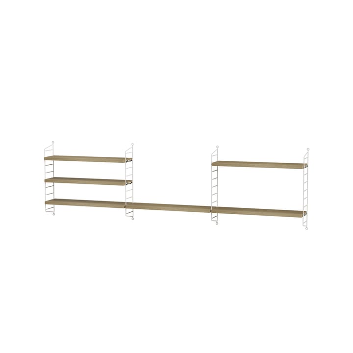 String barnerom eik & hvit - Kombinasjon H - undefined - String