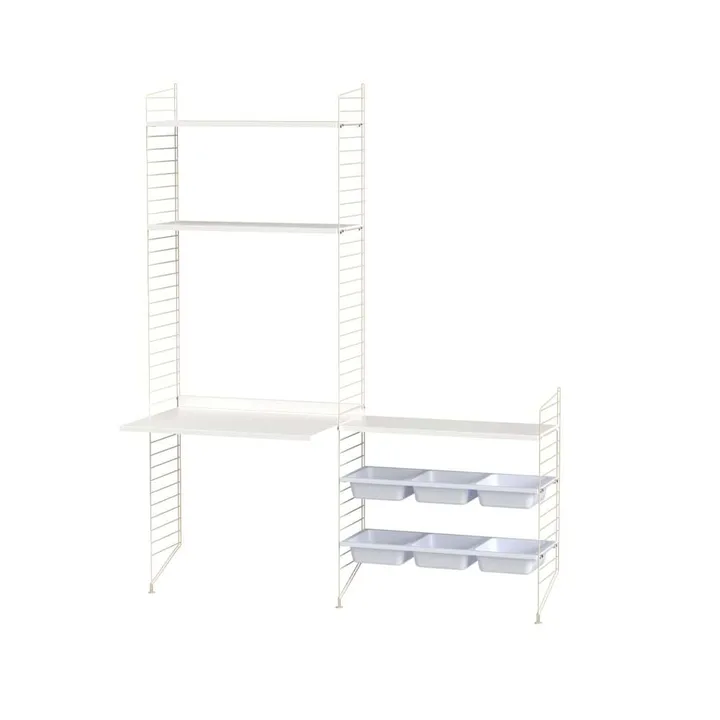 String barnerom hvit & beige - Kombinasjon E - String
