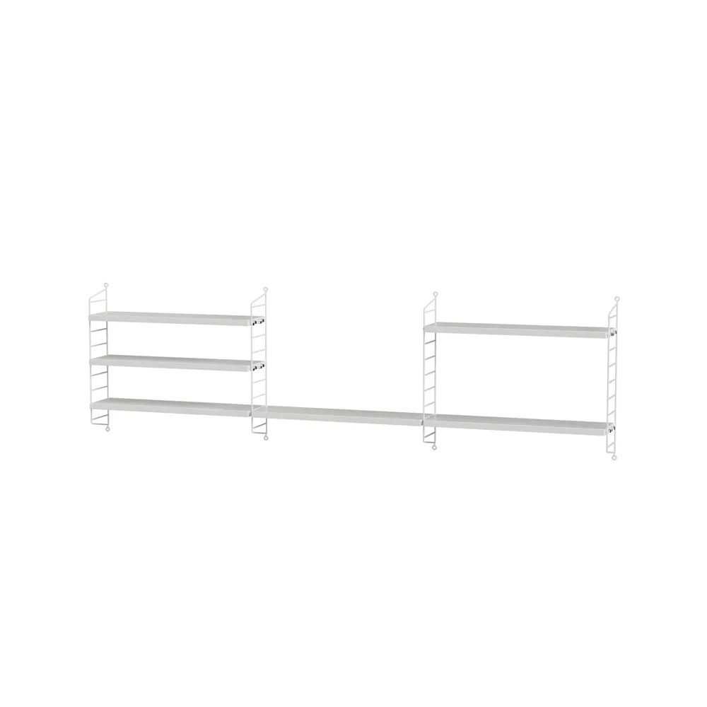 String barnerom hvit - Kombinasjon H,  String