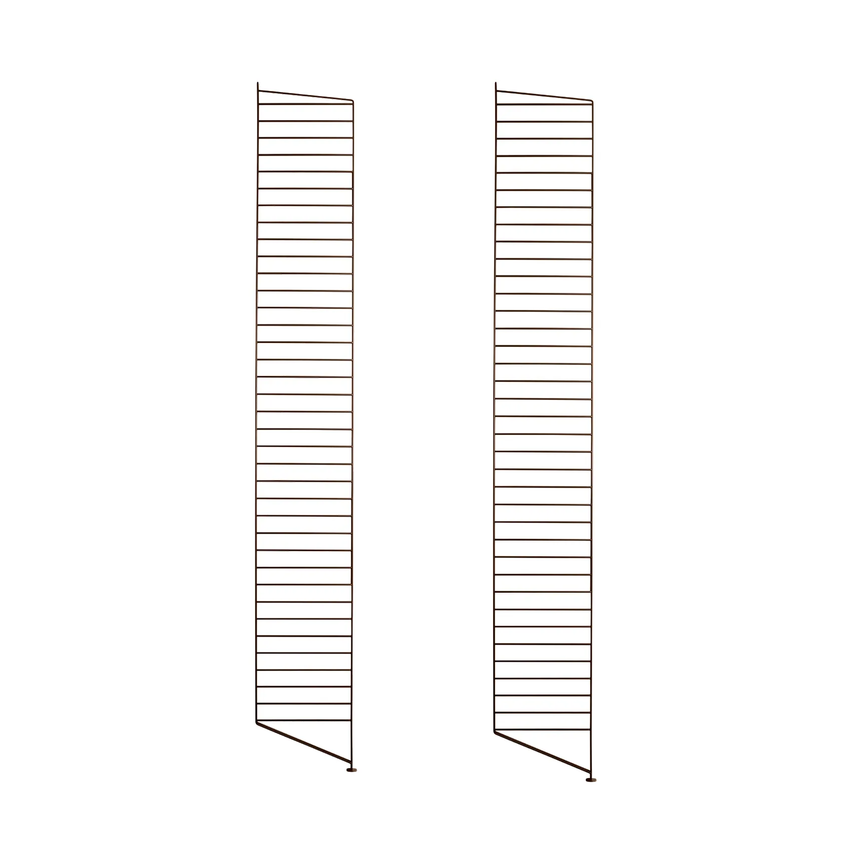 String gulvgavl, brun, 85x30 cm, 2-pk String