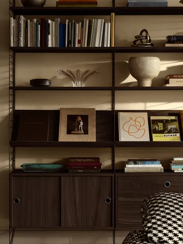 String gulvgavl - Mørk brun, 200x30 cm, 1-pakning - String