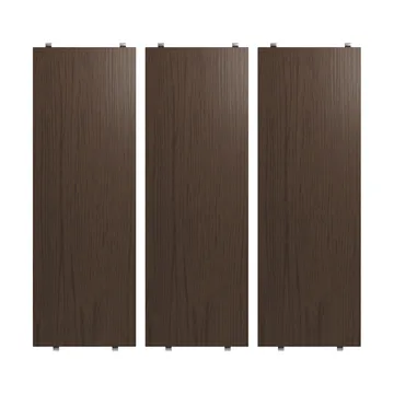 String hylleplate - Mørk eik, 58x20 cm, 3-pakning - String