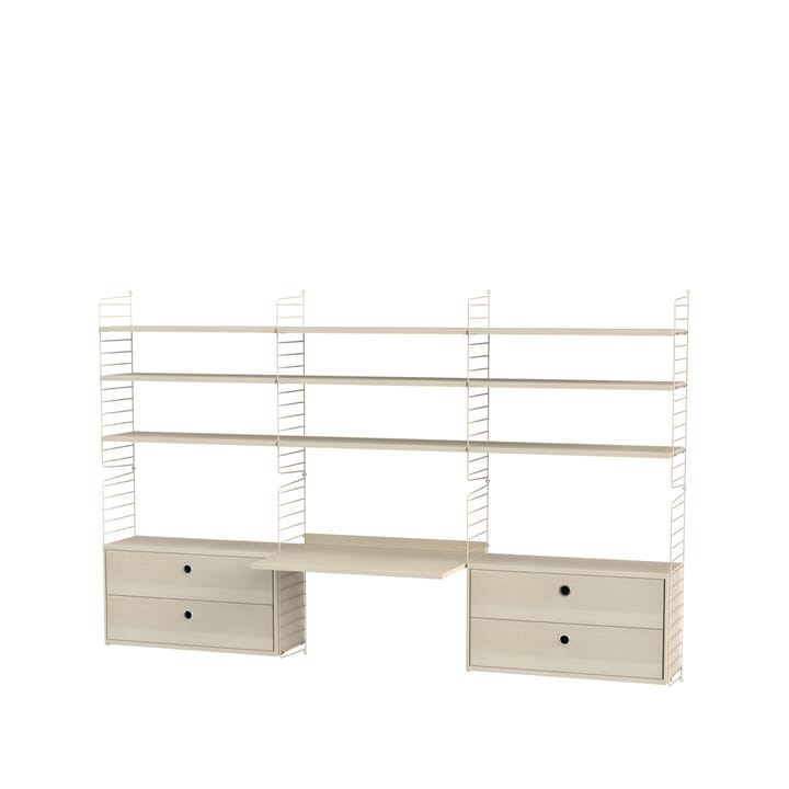 String kontor ask & beige - Kombinasjon F - undefined - String