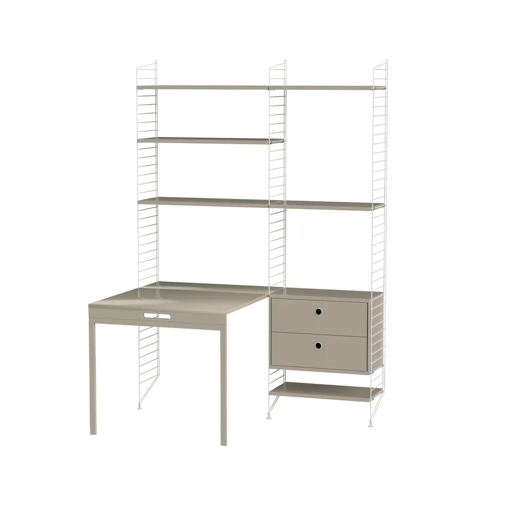 String kontor beige & hvit - Kombinasjon E String