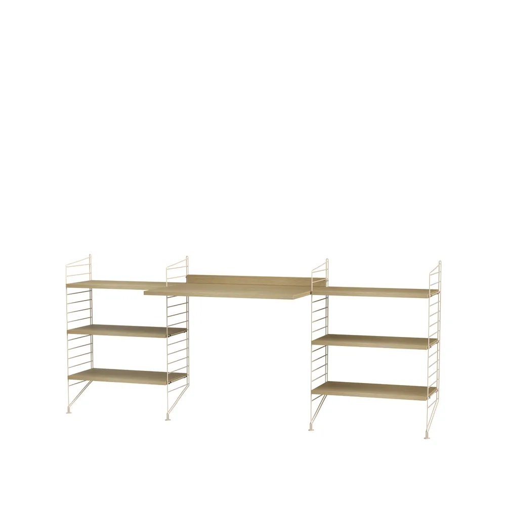 String kontor eik & beige - Kombinasjon D,  String