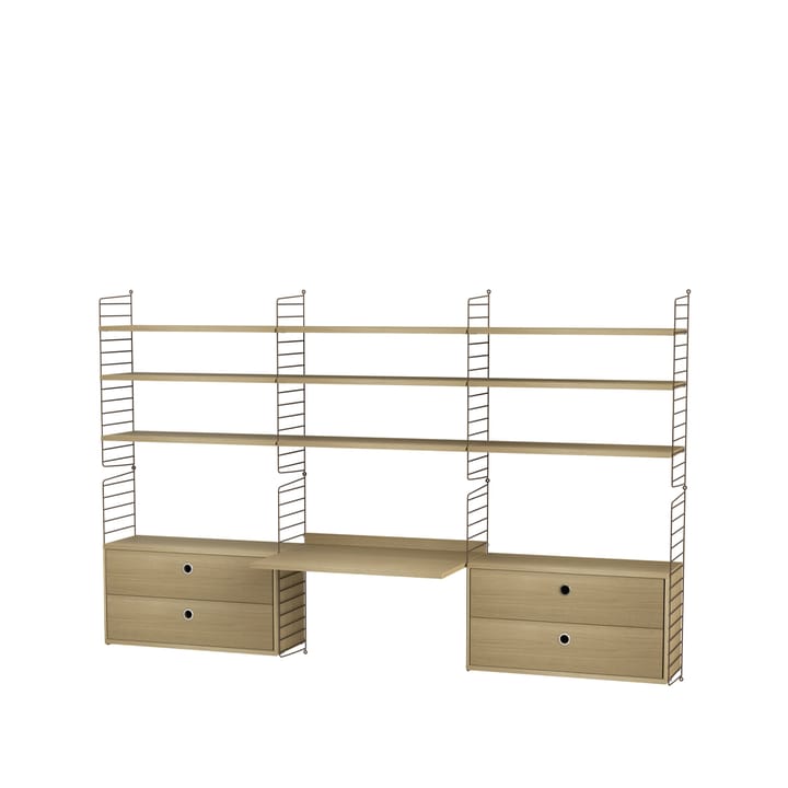 String kontor eik & brun - Kombinasjon F - undefined - String