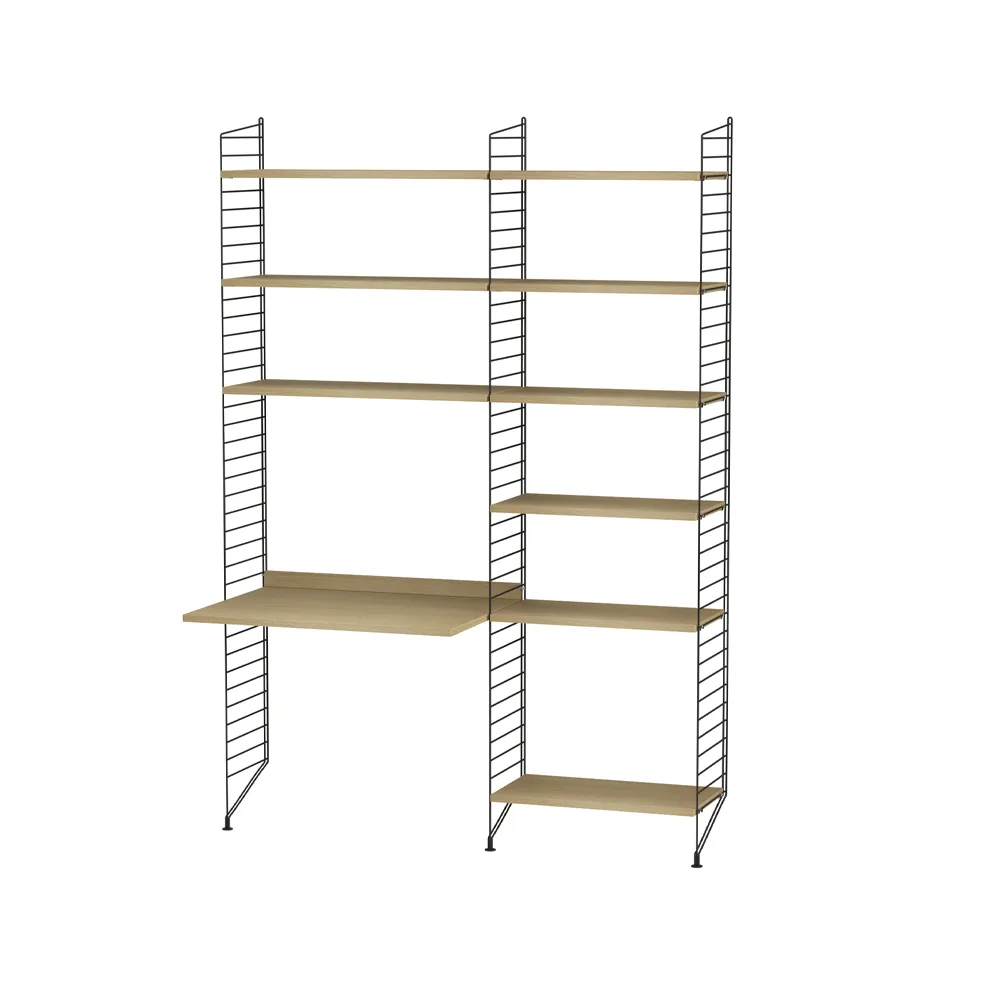String kontor eik & sort - Kombinasjon B,  String