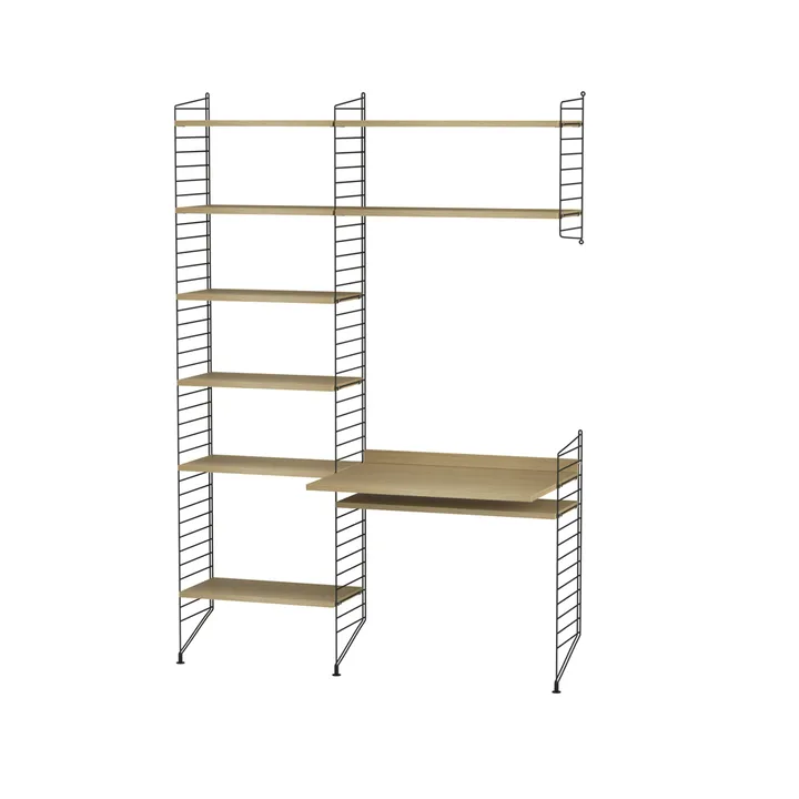 String kontor eik & sort - Kombinasjon G - String