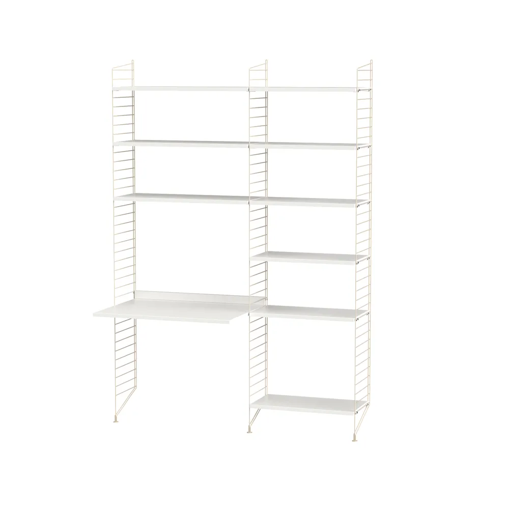 String kontor hvit & beige - Kombinasjon B,  String