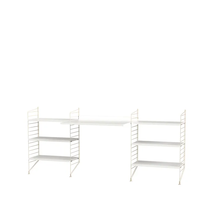 String kontor hvit & beige - Kombinasjon D - String