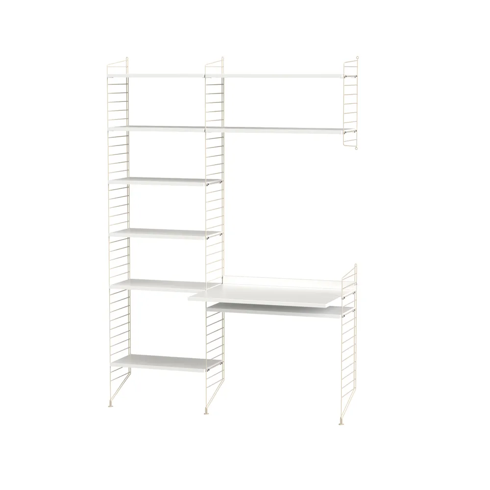 String kontor hvit & beige - Kombinasjon G,  String