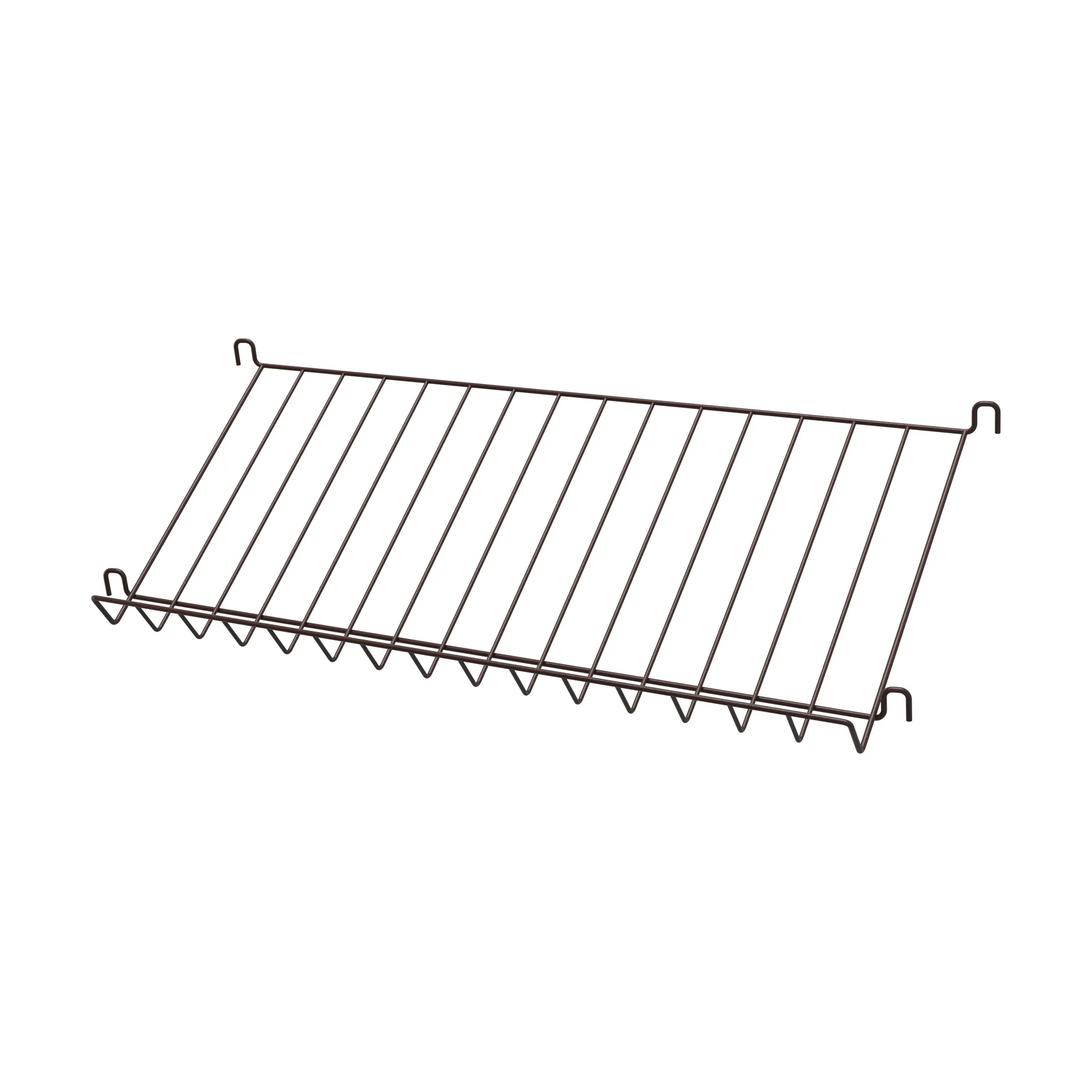 String magasinhylle tråd, Mørk brun, 78x30 cm String